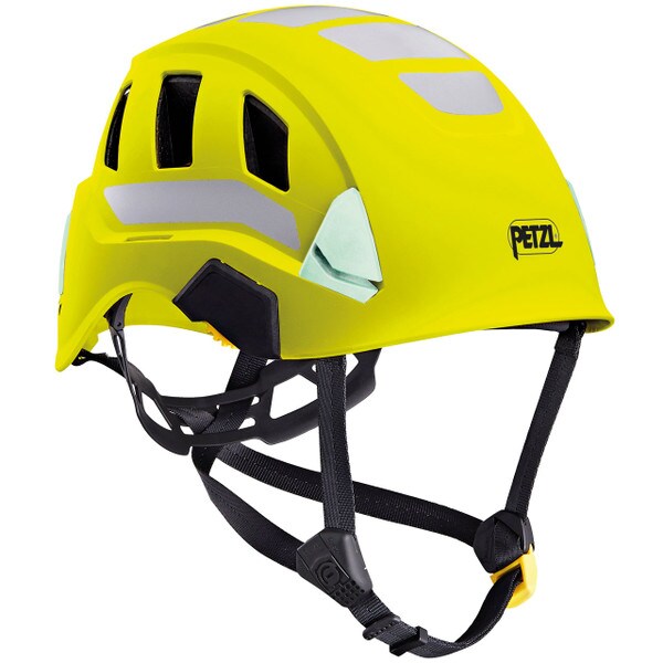 STRATO VENT HI VIZ YELLOW HELMET